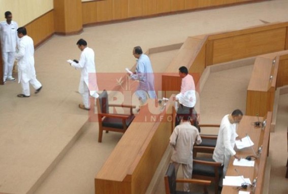 Tripura assembly disrupted over CM's remarks, TMC members walk out
